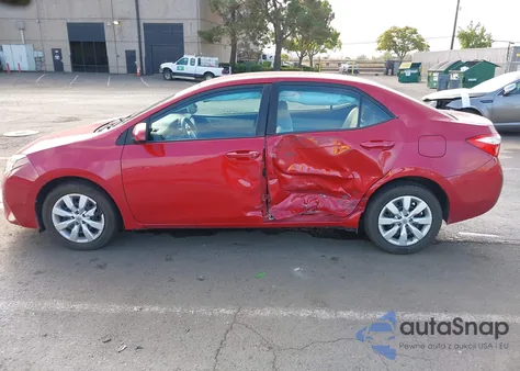 2016 Toyota Corolla Le из США, поврежденный, VIN 2T1BURHE6GC582851